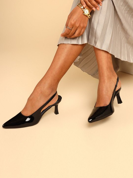 PU Kitten Pumps