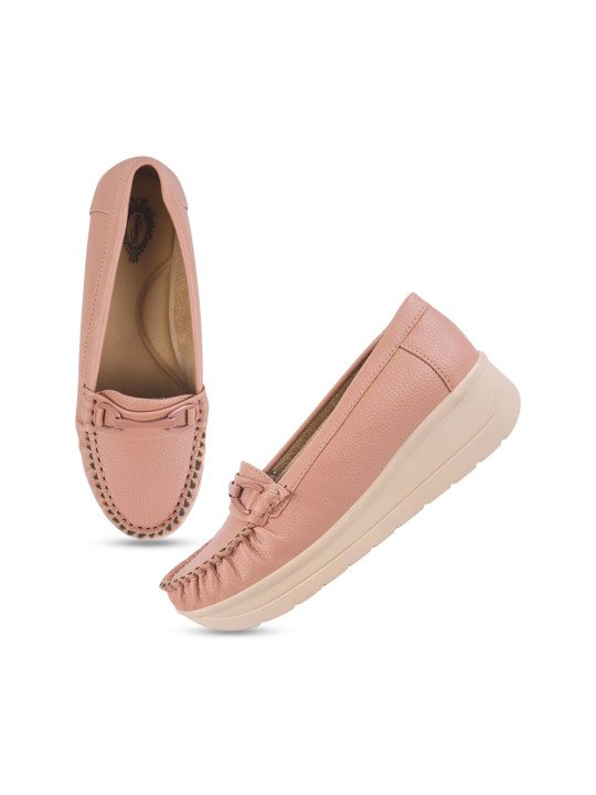 Women Round Toe Comfort Insole Slip-On Lightweight Loafers