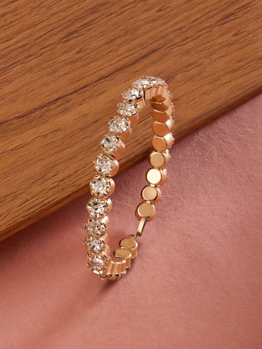 Women Gold-Plated Kada Bracelet