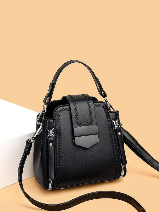 PU Structured Sling Bag